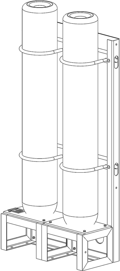 ASCR100 Air Storage Cylinder Rack 100